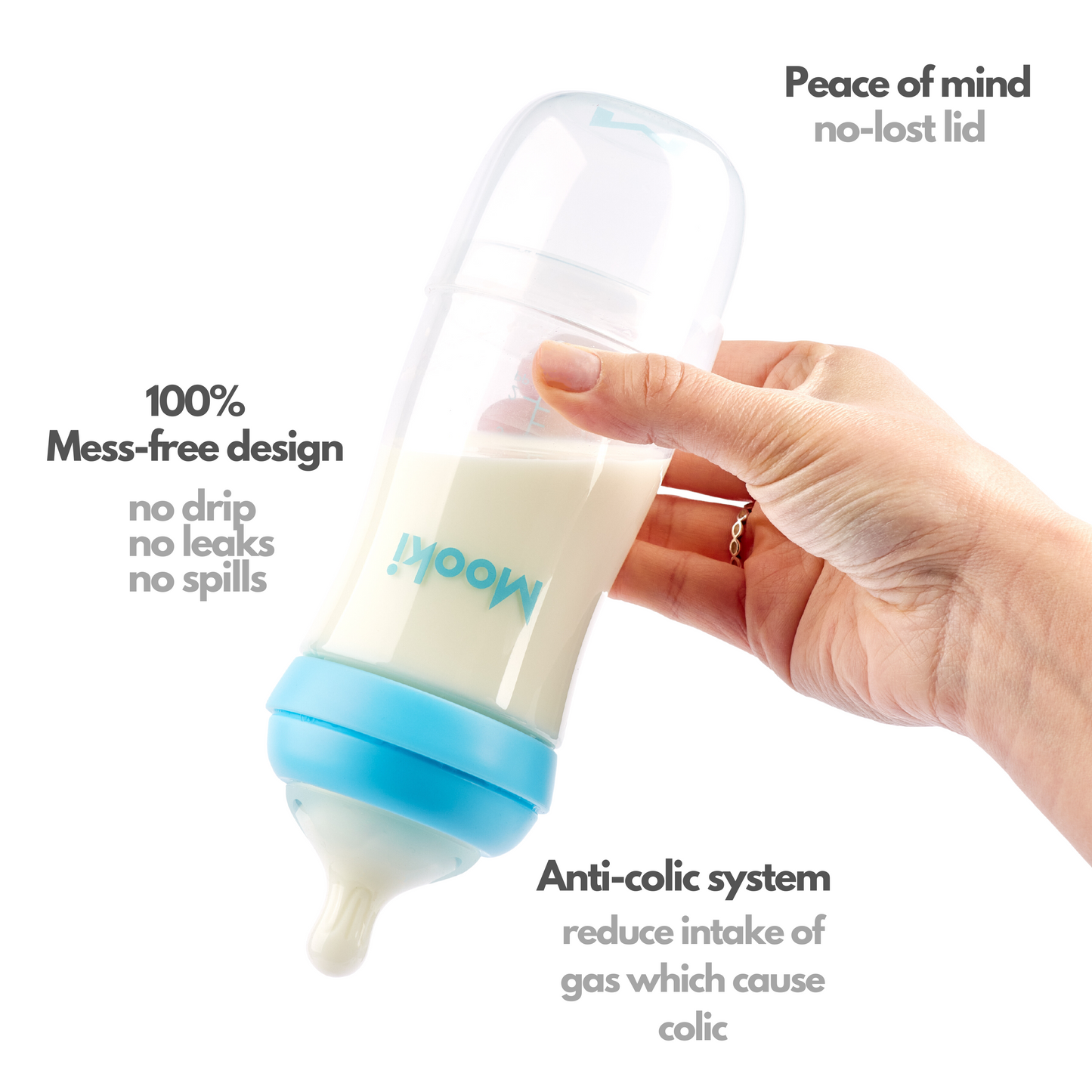 The One Baby Bottle 240ML (Twin Pack)