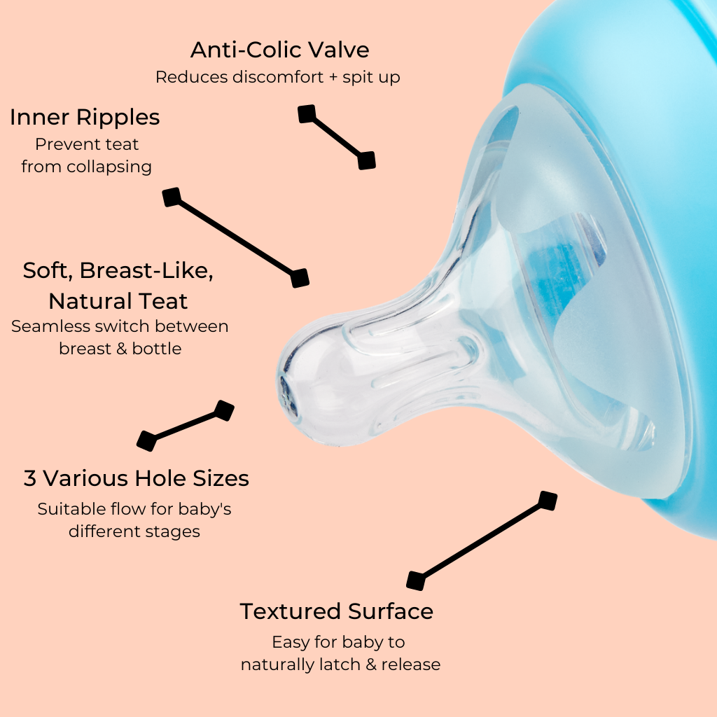 The One Baby Bottle 240ML (Twin Pack)